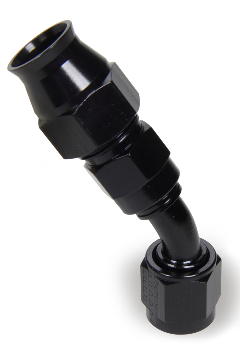 FRG2504506 No.6 Race Rite 45 deg Hose End Fitting, Black
