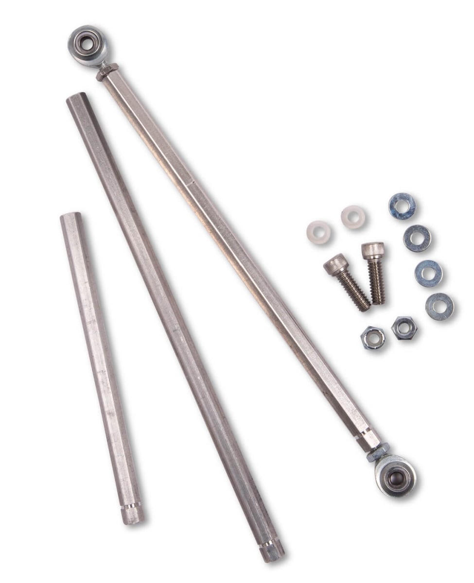 HLY20-43 5 x 7.25 x 8 in. Long Rod Throttle Linkage Kit for 2x4  Sniper EFI 4150 - Natural