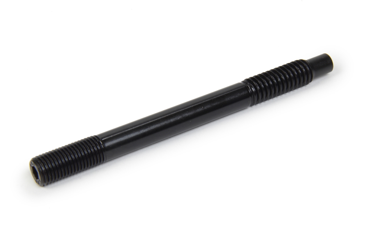 11 mm x 2.00 & 0.43-20 in. Universal Thread Stud with 5.150 in. Long Broached - Black Oxide