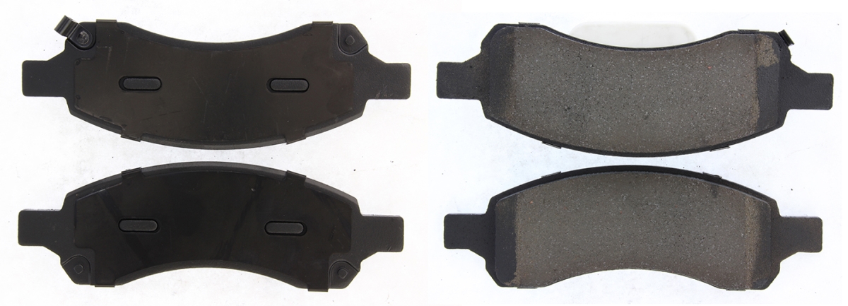 Premium Ceramic Brake Pads - Black - Front Set - Includes Shims & Hardware