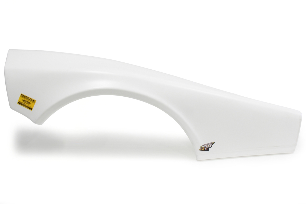 MD3 Plastic Half Driver Side Fender Fender, White