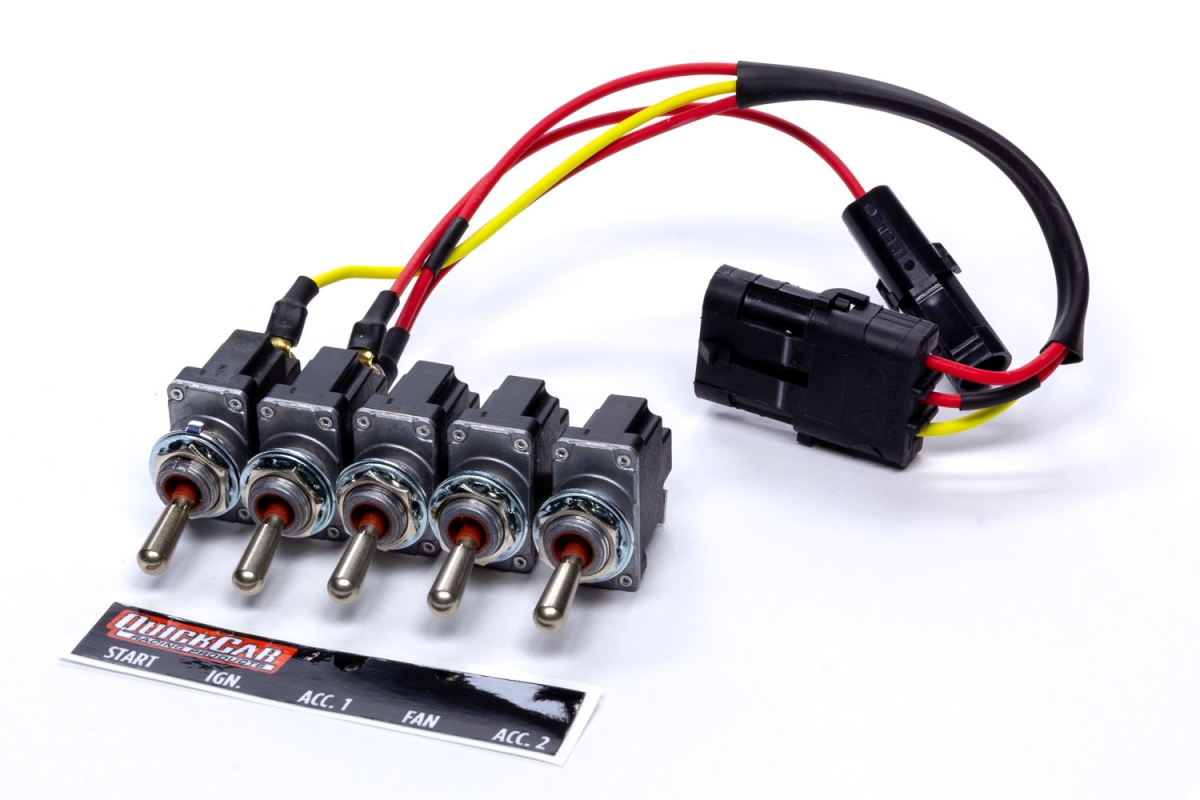 QRP50-7739 Ignition Panel 5 Switch Single Box