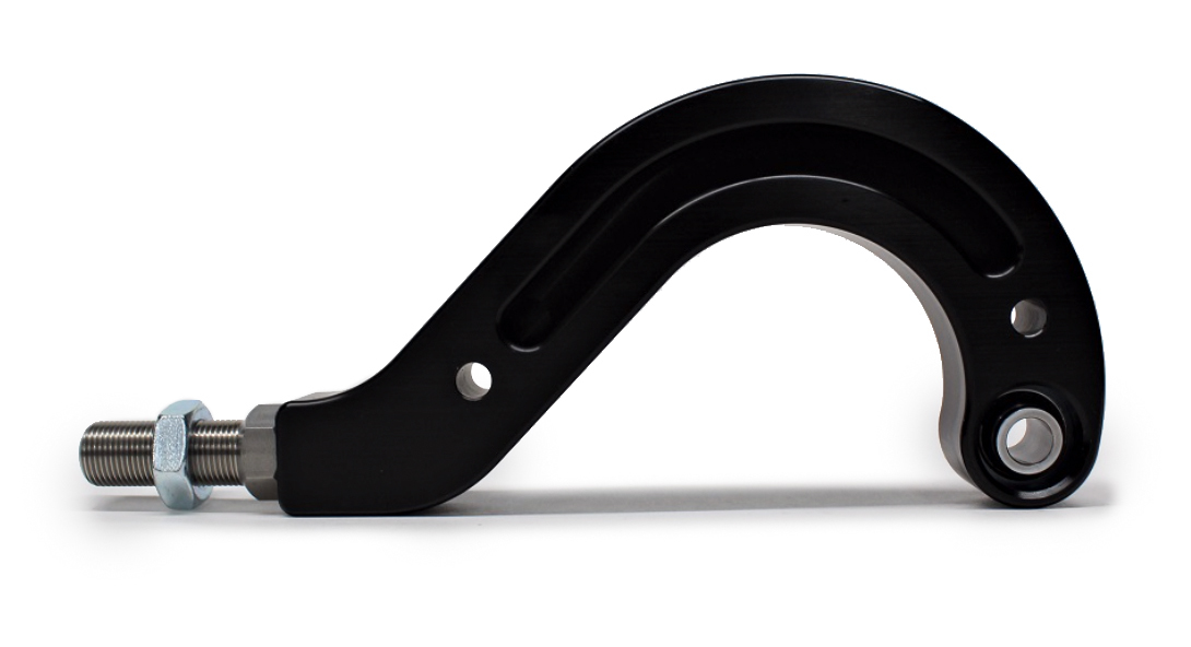 Center Pull Aluminum Trailing Rear Arm - Black Anodize
