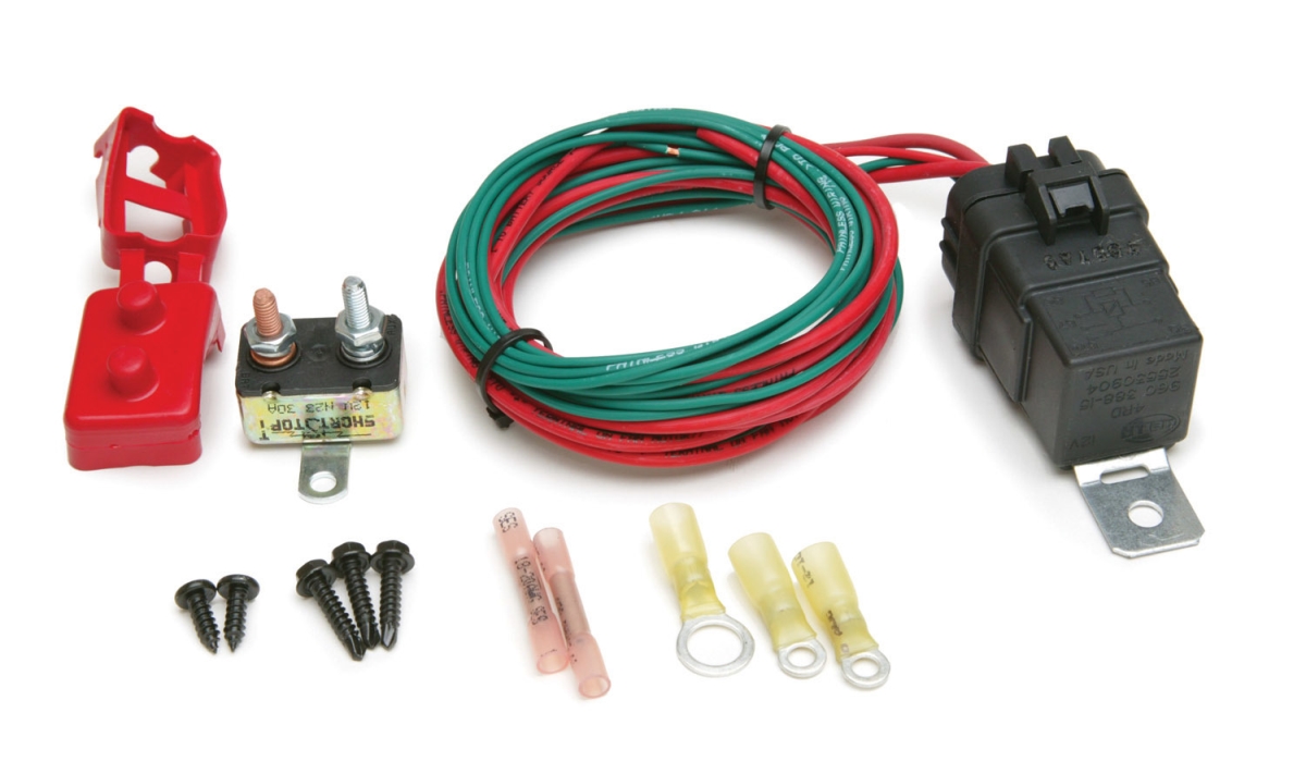 30 Amp Circuit Breaker Fan Relay Kit with 35 Amps Relay Hardware Terminal