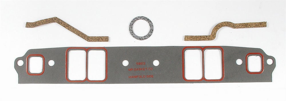 Mr. Gasket MRG5812 1.310 x 2.190 in. Rectangular Port Silicone Intake Gaskets for Small Block Chevy