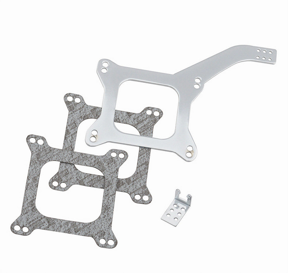 Mr. Gasket MRG6035 Under Carb Mount Throttle Cable Bracket for GM Ford Square Bore - Chrome