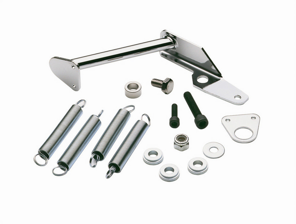 Mr. Gasket MRG9678 Carb Mount Cable Bracket Throttle Return Spring - Chrome