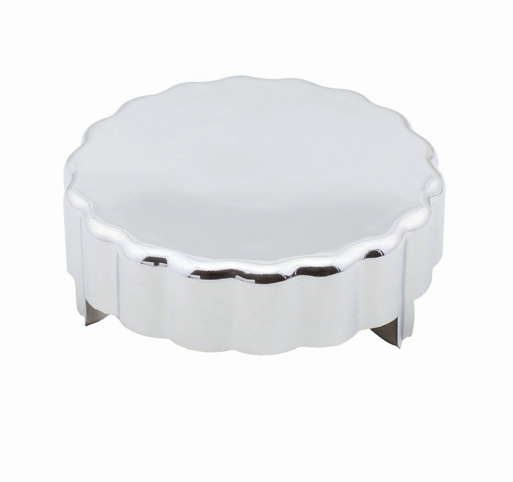 Mr. Gasket MRG9776 Plastic Snap On Power Steering Cap Cover - Chrome