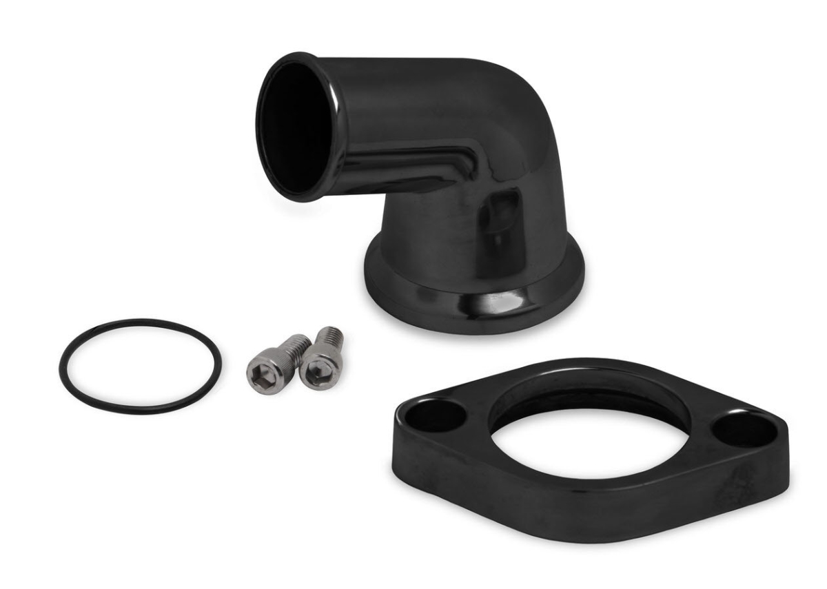 WEI6255 15 deg Swivel Aluminum Outlet Water Neck - Black