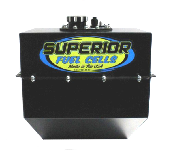 SRCSFC22T-BL 22 gal Fuel Cell without Foam for 8AN Male Outlet & Return & 6AN Rollover Valve