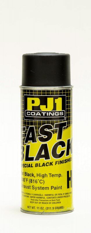PJ116-HIT 11 oz High Temperature Fast Black Exhaust Enamel Aerosol - Flat Black