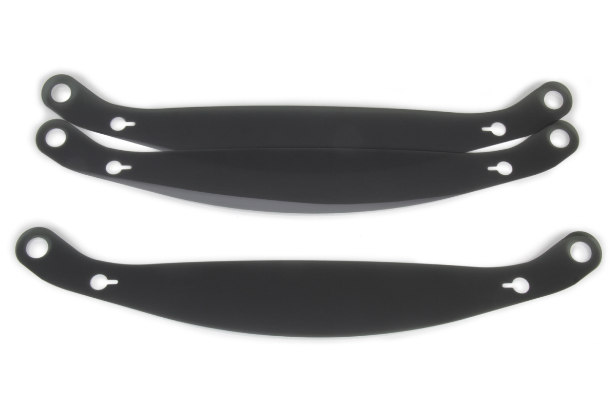 ROP10259S 4 mm Thick Xstack Tear Off Helmet Shield with Plastic Stilo ST5, Smoke - Set of 3