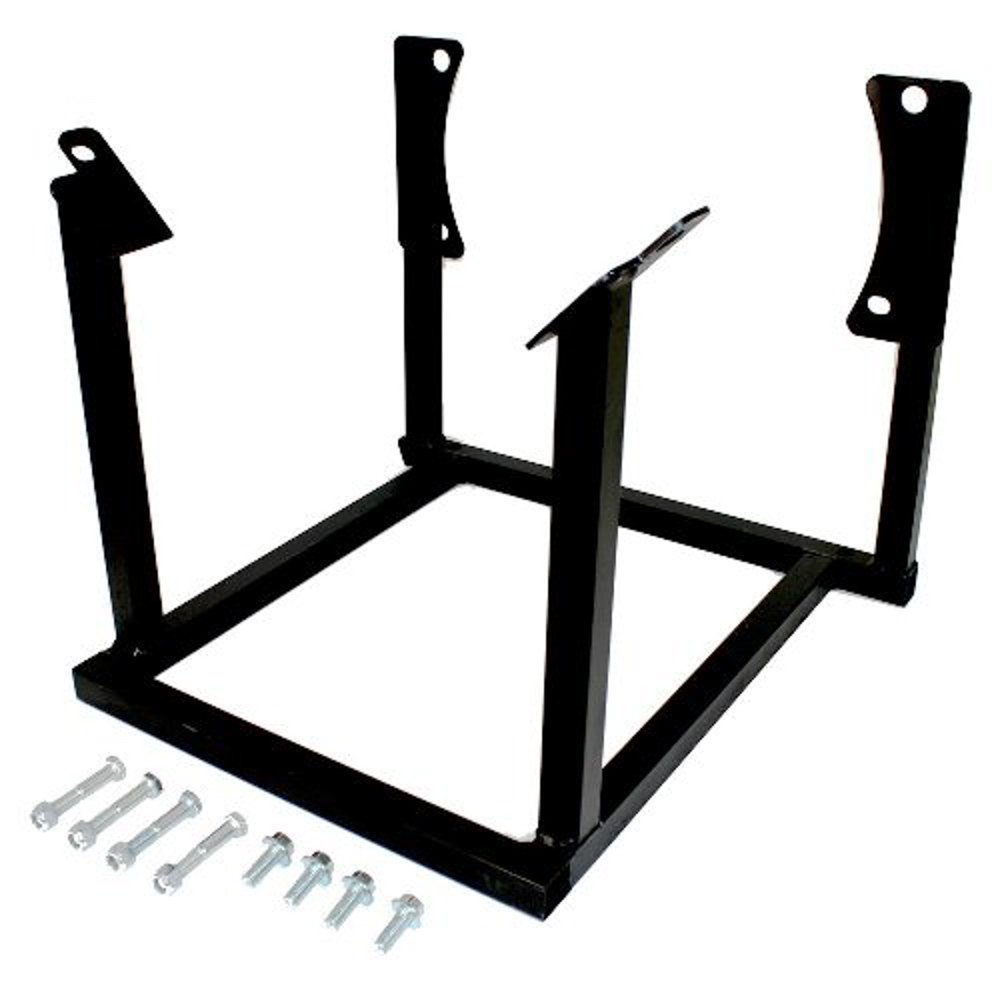 FRDM6038-M Standard Duty Steel Engine Cradle for  Modular, Black Powder Coat
