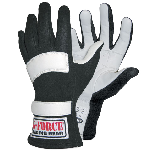 GFR4101XSMBK GF5 Racing Gloves, Black - Extra Small