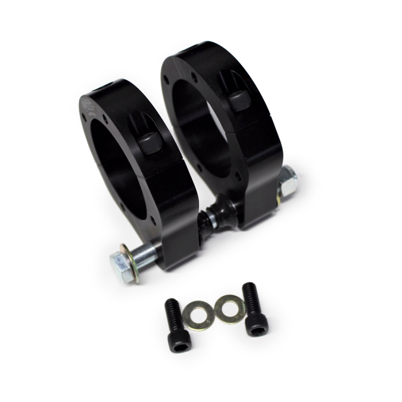 3 in. Axle Clamp-On Trailing Arm Bracket - Black Anodize