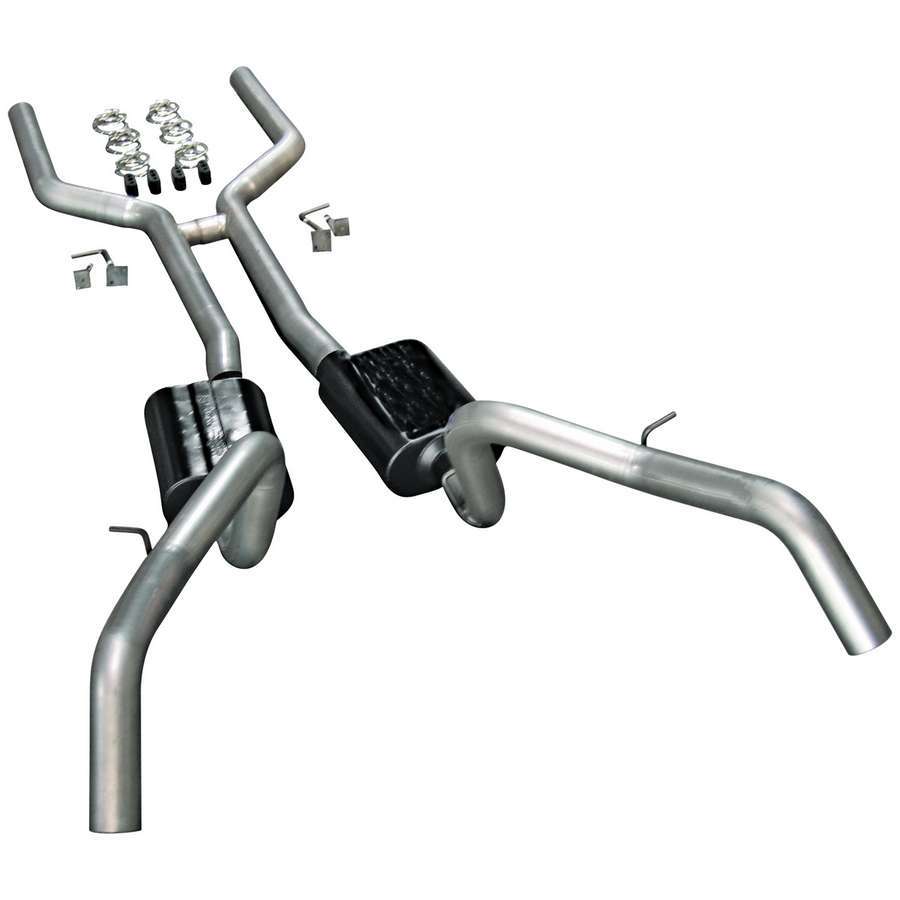 Flowmaster American Thunder Header Back Exhaust System With Super 40 Series Muffler