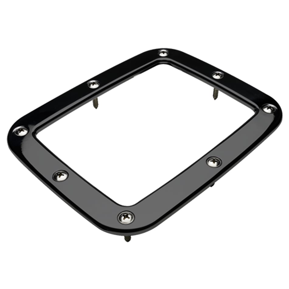 Picture of Billet Specialties BSPBLK279312 5.75 x 7.125 in. Shifter Rectangle Boot Ring&#44; Black Anodize