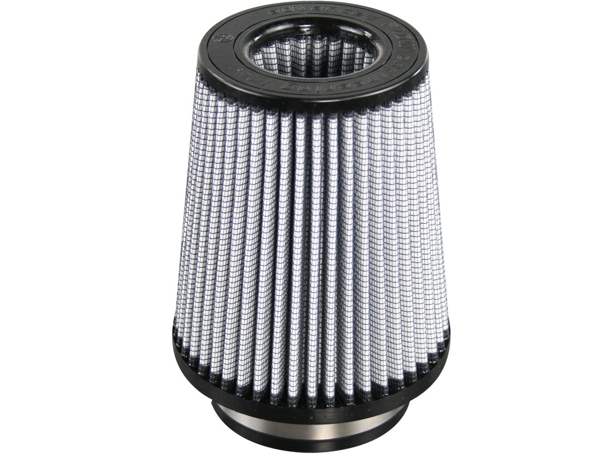 AFE Power AFE21-91057 6 in. Base Pro Dry S Conical Air Filter Element Swith with 4.5 in. dia. Top & 7 in. Tall Reusable Cotton, White