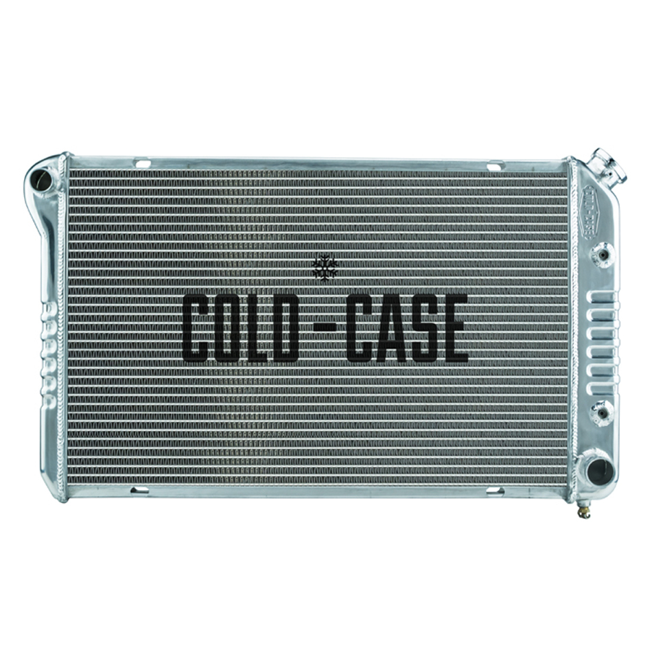CCRGMB57A 32 x 18.5 x 3 in. Driver Side Inlet & Passenger Side Outlet Radiator for 1984-1987 GM G-Body - Polished