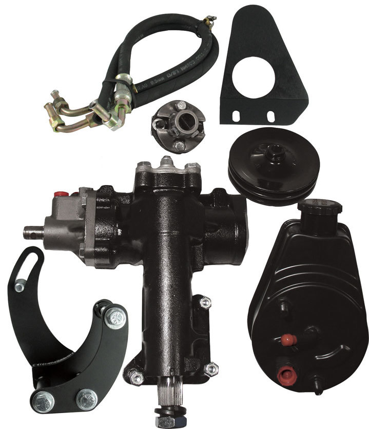 BRG999006 1 in. Double-D Power Steering Conversion Kit for 1955-1957 Chevy