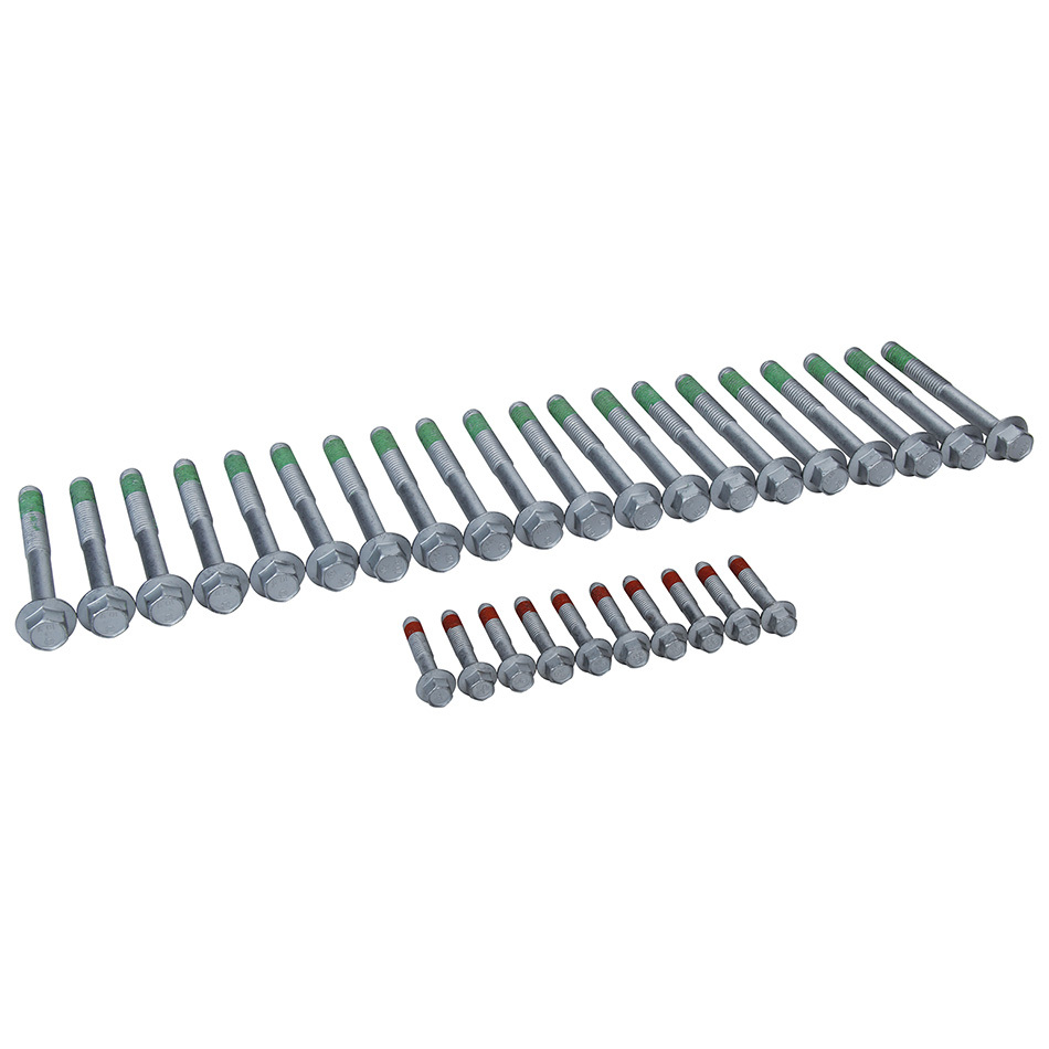 LS Head Bolt Set for 2004-2019 GM LS-Series III & IV - Zinc Oxide