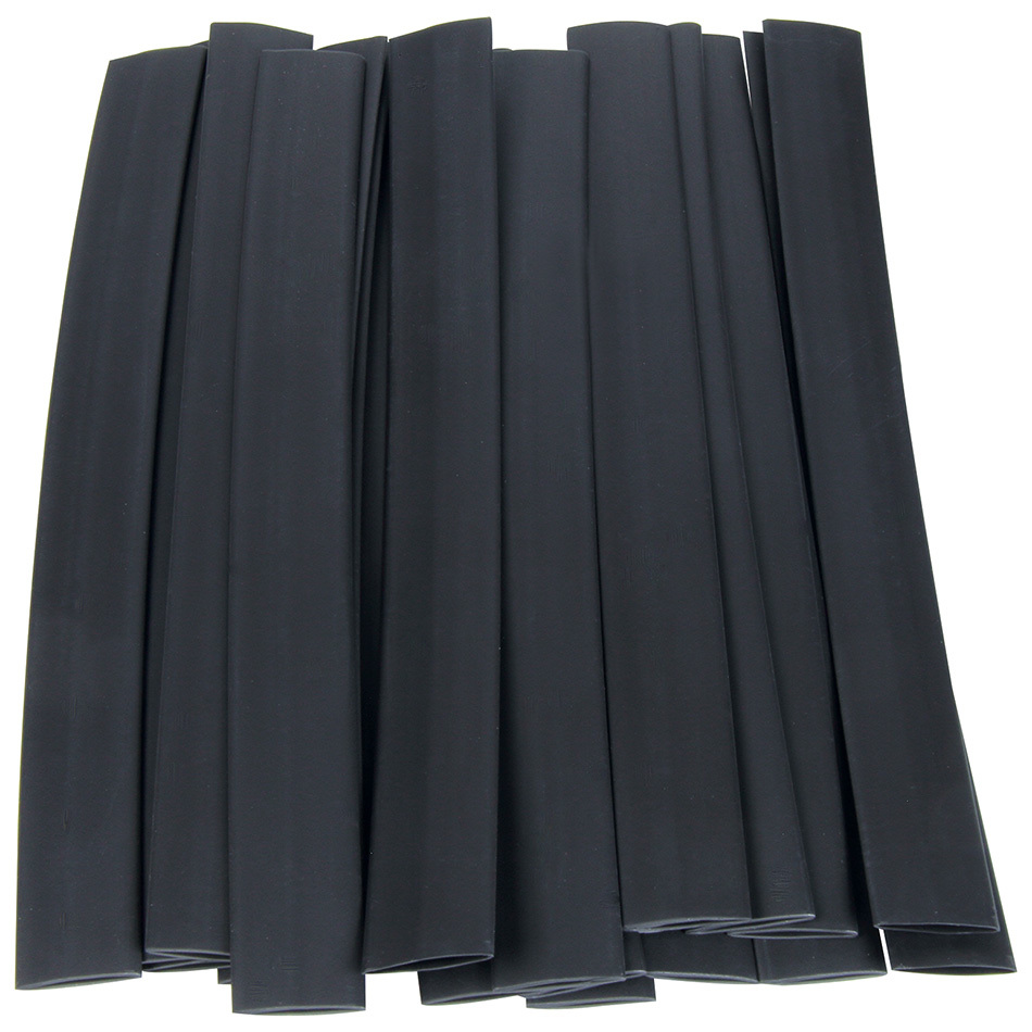 Heat Shrink Tube, Single Wall, 2:1 I.D. Shrink Ratio, 6 in