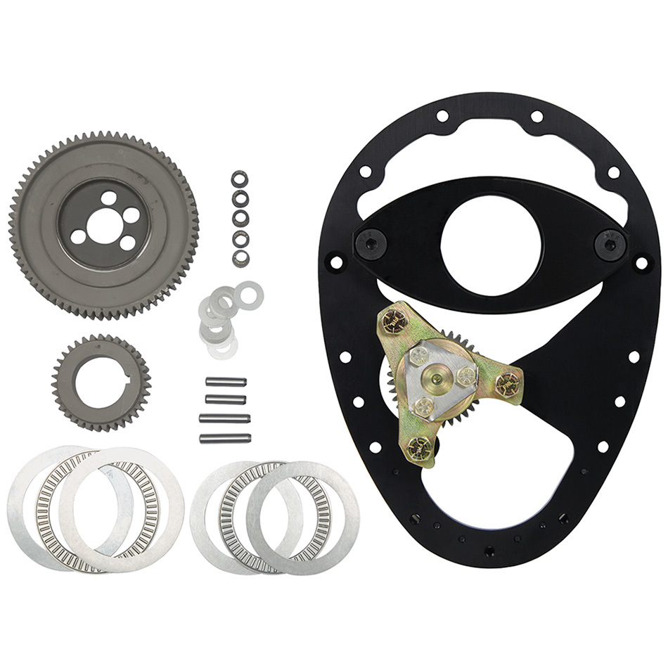 3 Gear Drive Raised Cam Gear Timing Gear Drive Assembly for Small Block Chevy