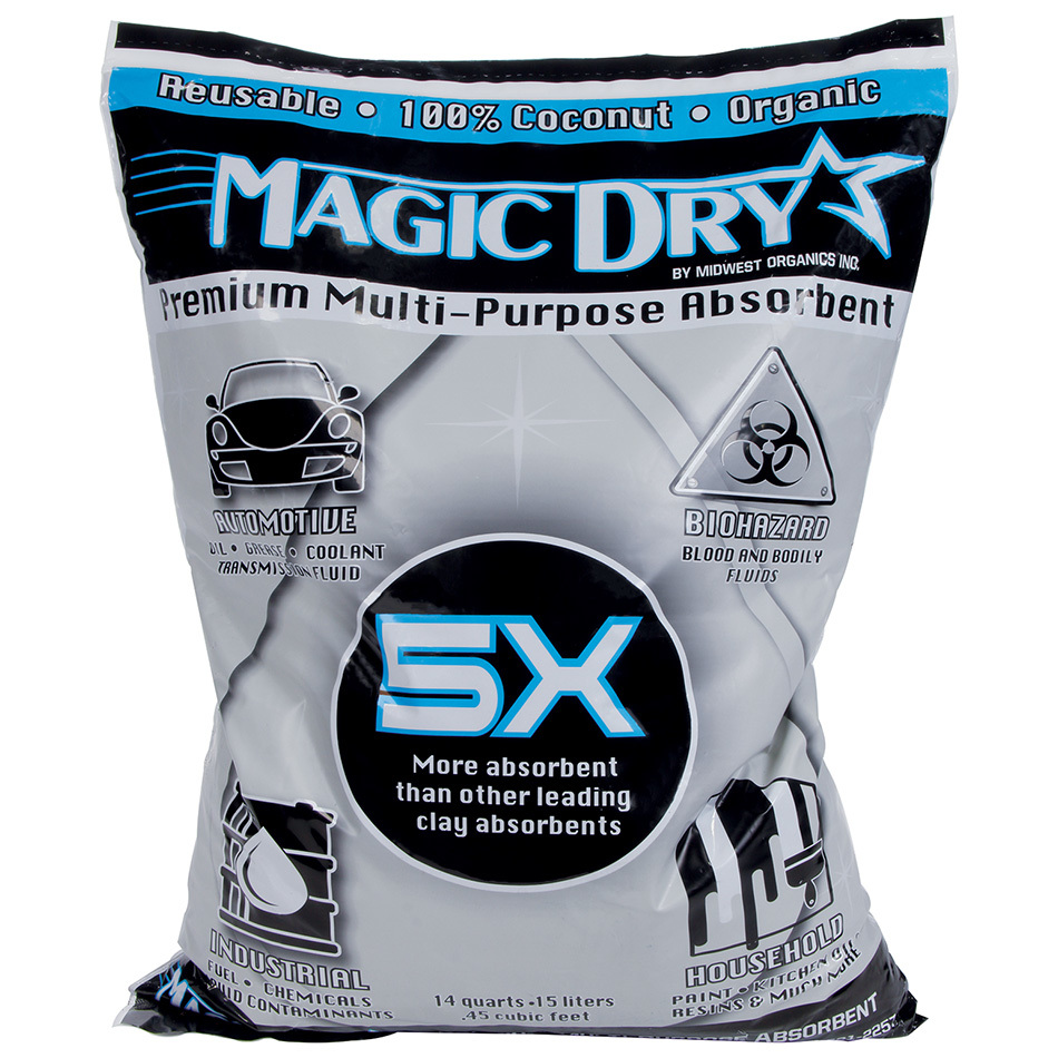 Organic Dust Free Multi-Purpose Absorbent with 5 lbs Resealable Bag