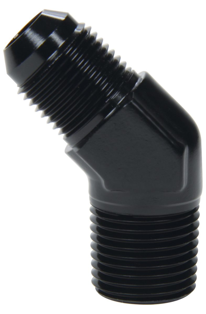 10 x 0.75 in. AN to NPT 45 deg Adapter Fitting