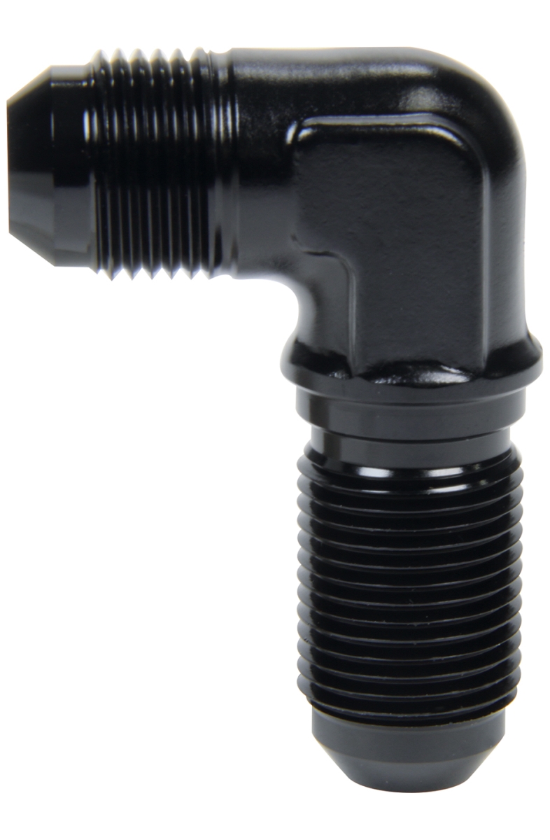 10AN 90 deg Bulkhead Fuel Fitting, Black