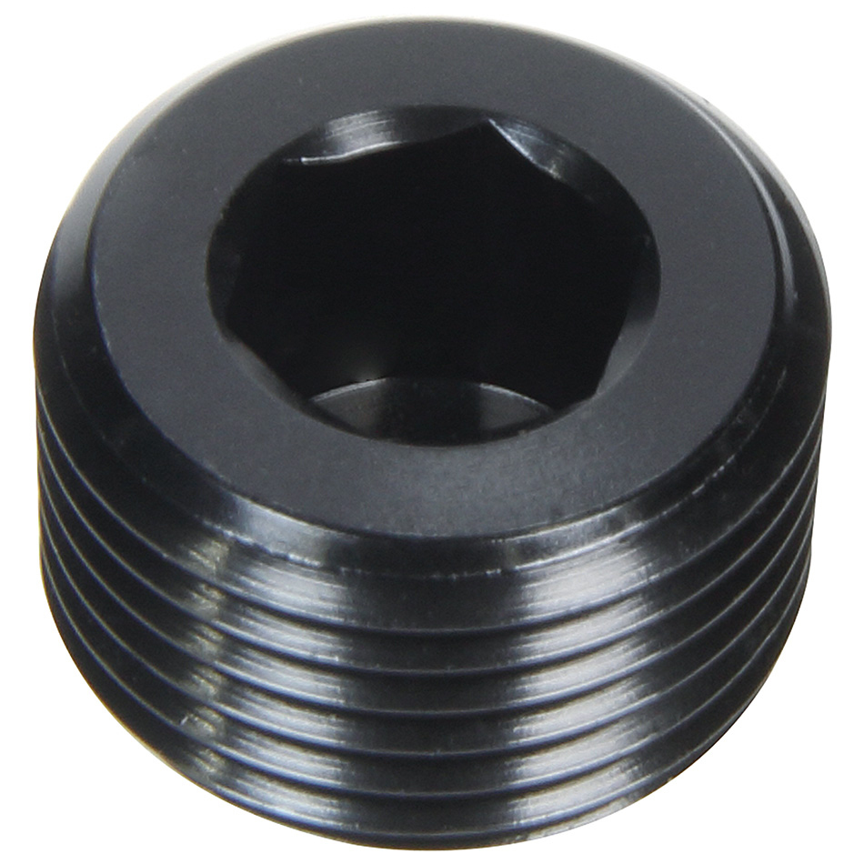 ALL49802 0.25 in. NPT Allen Head Plug, Black