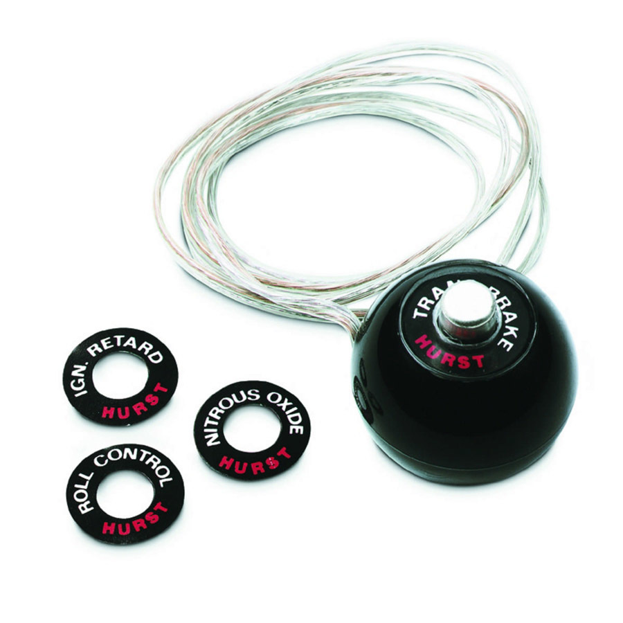 HUR163-0050 0.437-20 in. Universal Shifter Knob with 12V Button - Black