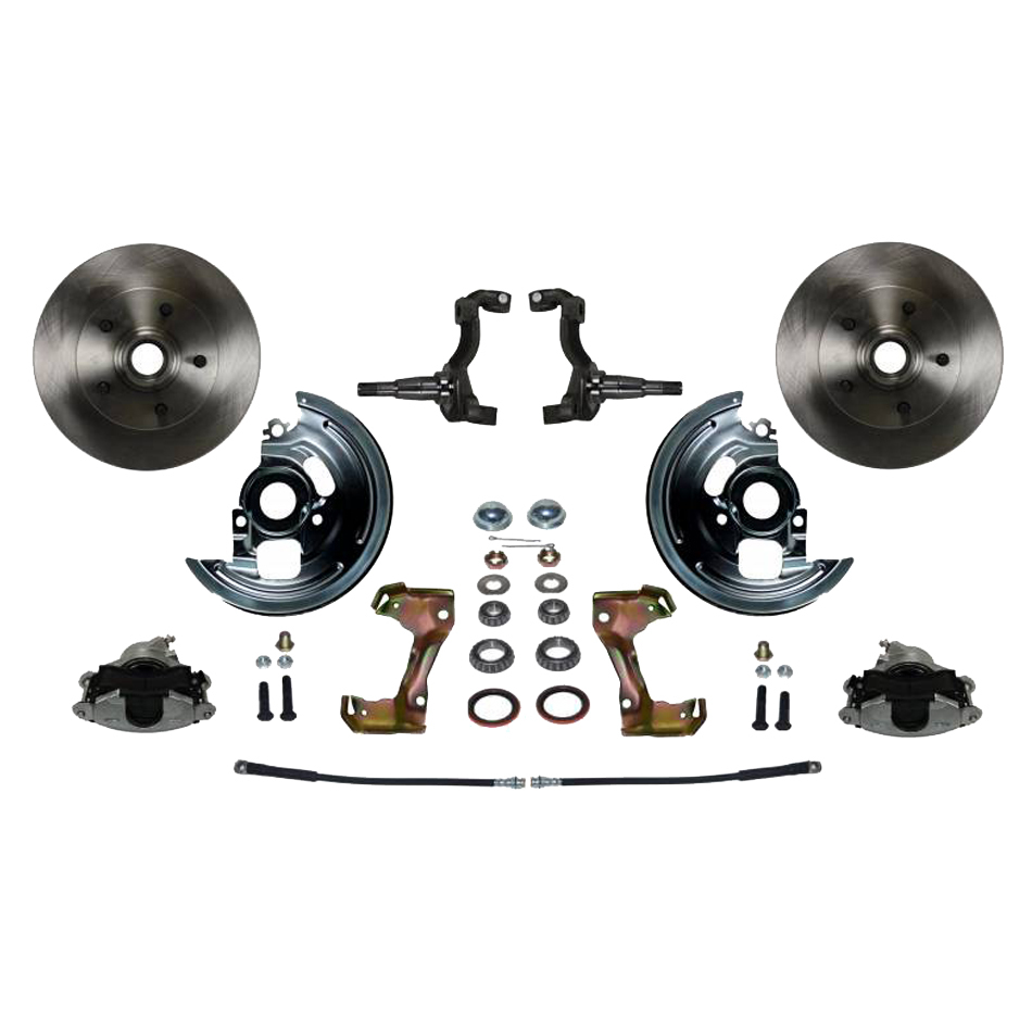 LEEFC1002SM Disc Brake Conversion for Spindle Mount A-F & X-Body, Cadmium
