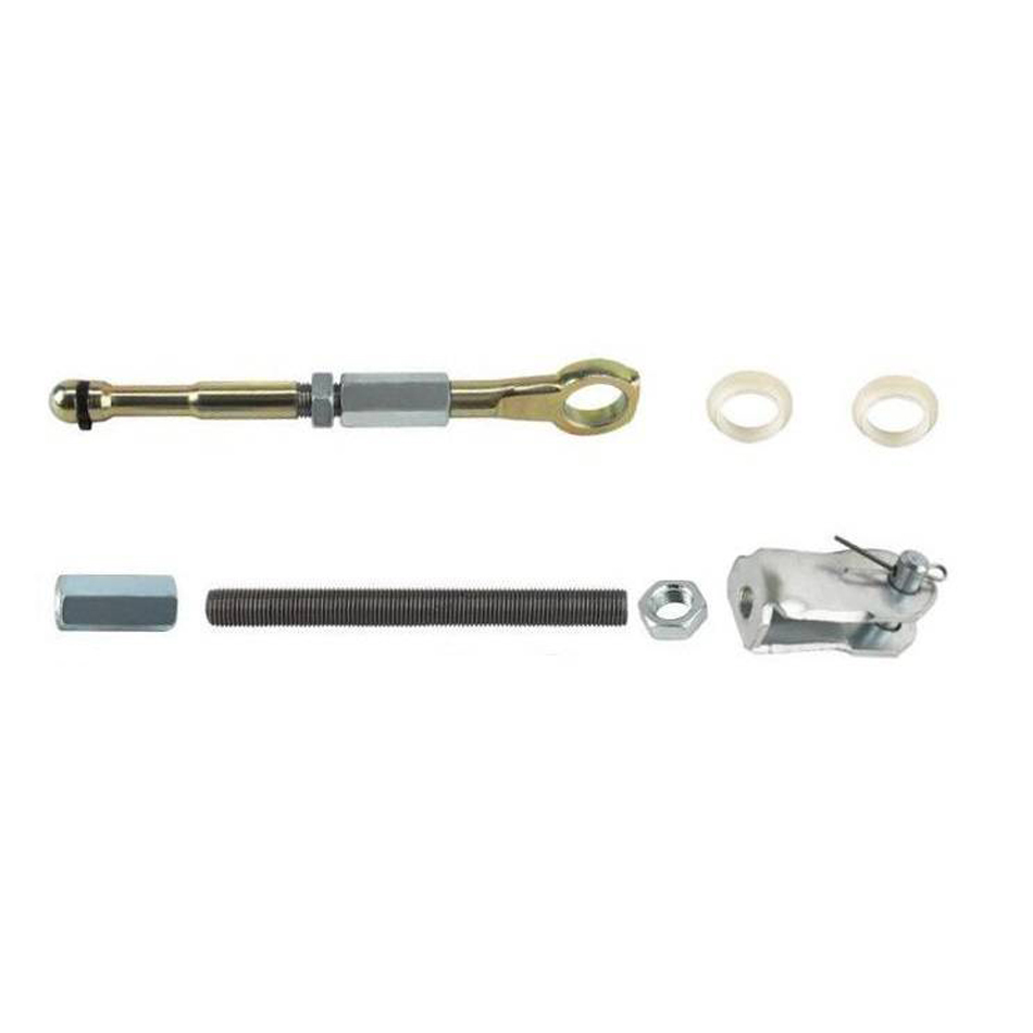 0.375-24 in. Thread Clevis Brake Pedal Rod, Zinc Oxide