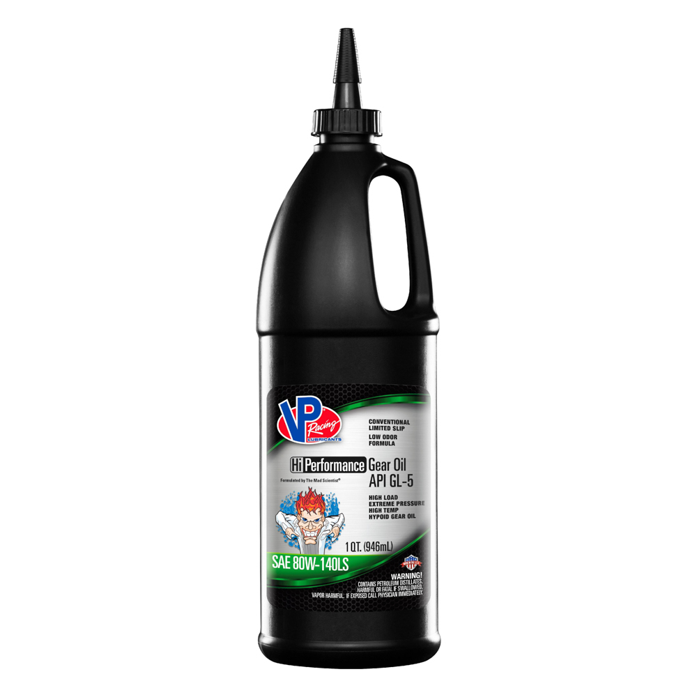 GL-5 80W140 High Performance Gear Oil, 1 qt.