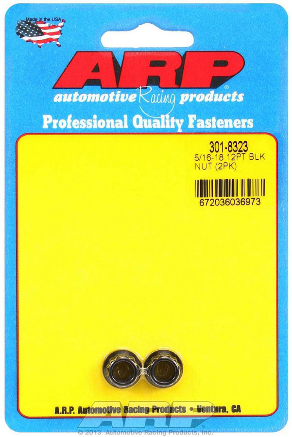 301-8323 0.312-18 in. 12 Point Nut Kit - Pack of 2