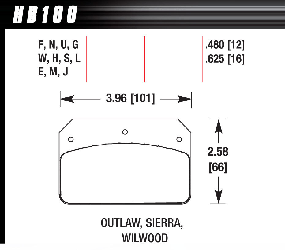 Brake Pad for Dynalite DTC- 60