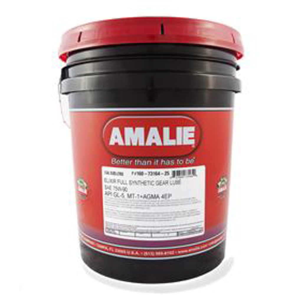 AMA160-73164-25 GL-5 75W90 Elixir Full Synthetic Gear Oil, 5 gal -  AMALIE