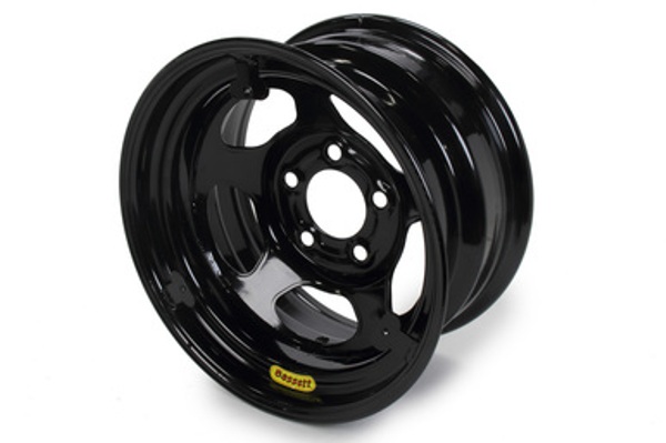 Inerita Wheel 5 x 5 Mudcover Tabs, Black - 15 x 8 in.