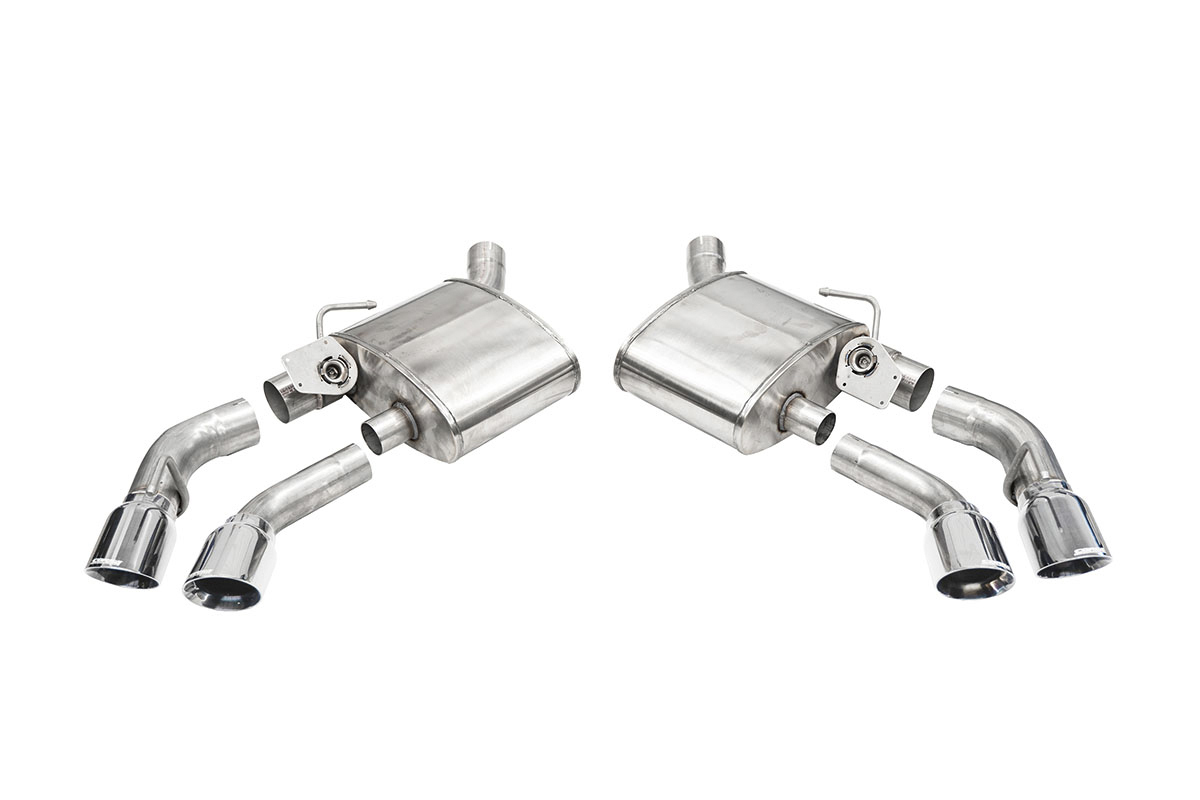 Axle Back Exhaust - Stainless Steel - 2016 Chevrolet Camaro 6.2L - Durable Design
