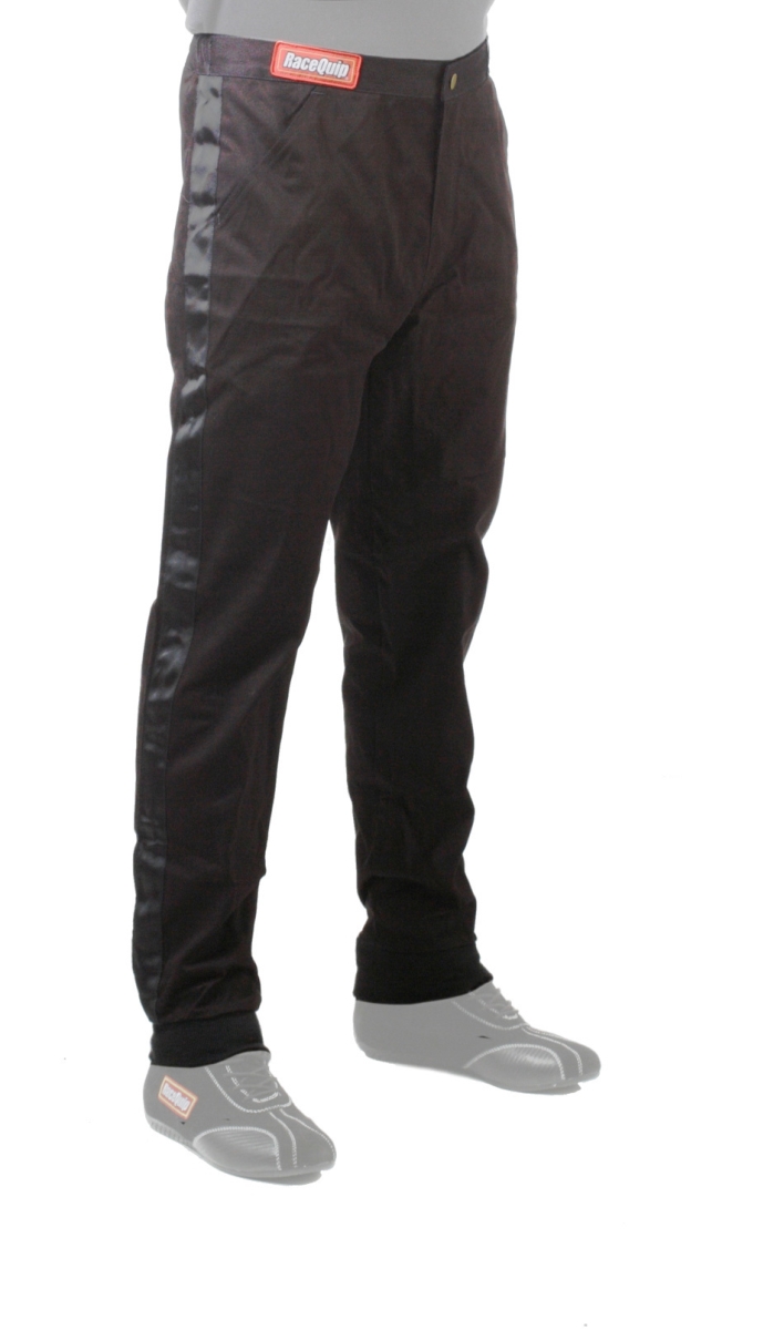 RQP1970097 Kids Pants Single Layer Trim, Black - 2XL