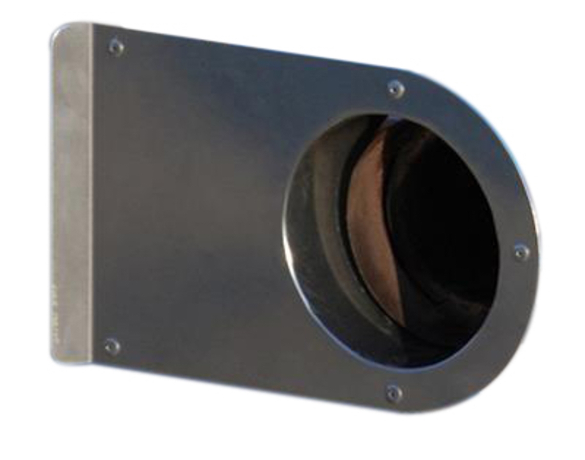 45 Deg Tailpipe Saver, Silver - 3.5 in.