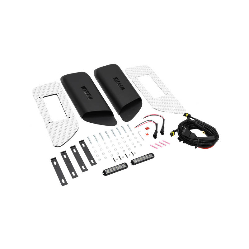 LED Hood Scoops for 2018 Jeep Wrangler JL - Set of 2