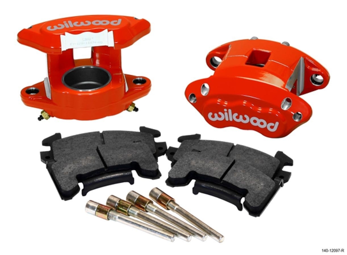 Front D154 & Metrice GM Caliper Kit with Pads, Red