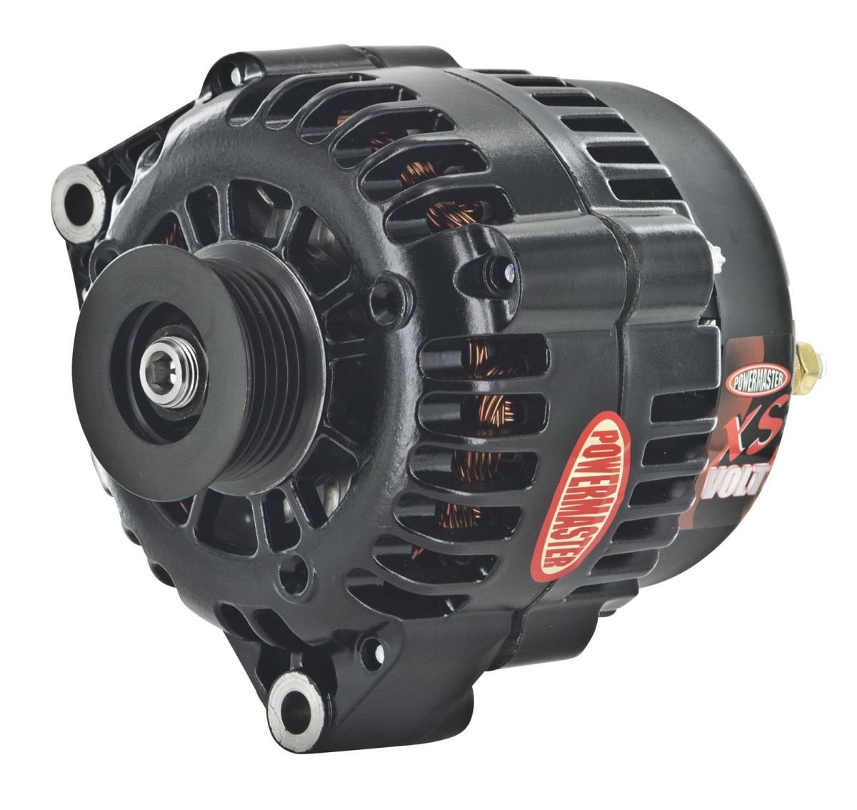 Picture of Powermaster PWM582478 165 Amps GM 6 Groove Alternator & Generator - Black