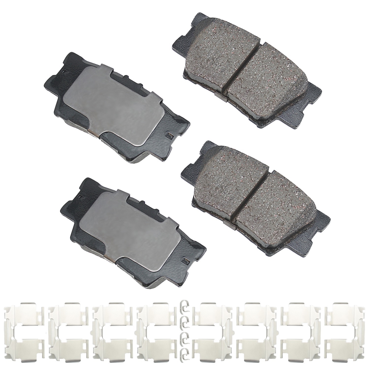 AKEACT1212A Ultra-Premium Ceramic Rear Brake Pad for 2013-2016 Lexus ES300h, 2007-2016 ES35 & 2010-2012 HS250h