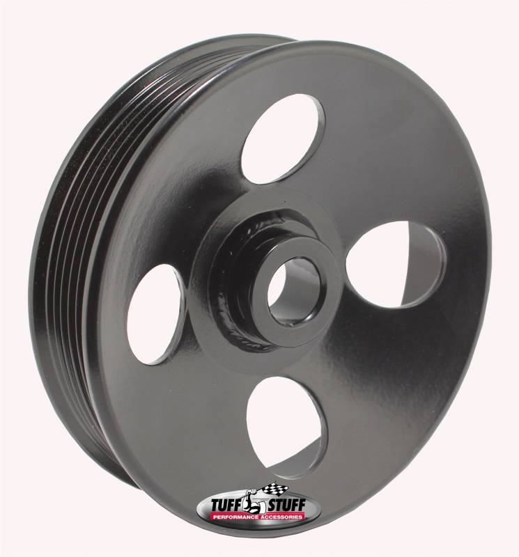 TFS8487B Type II Power Steering Pulley - 6 Groove - Black