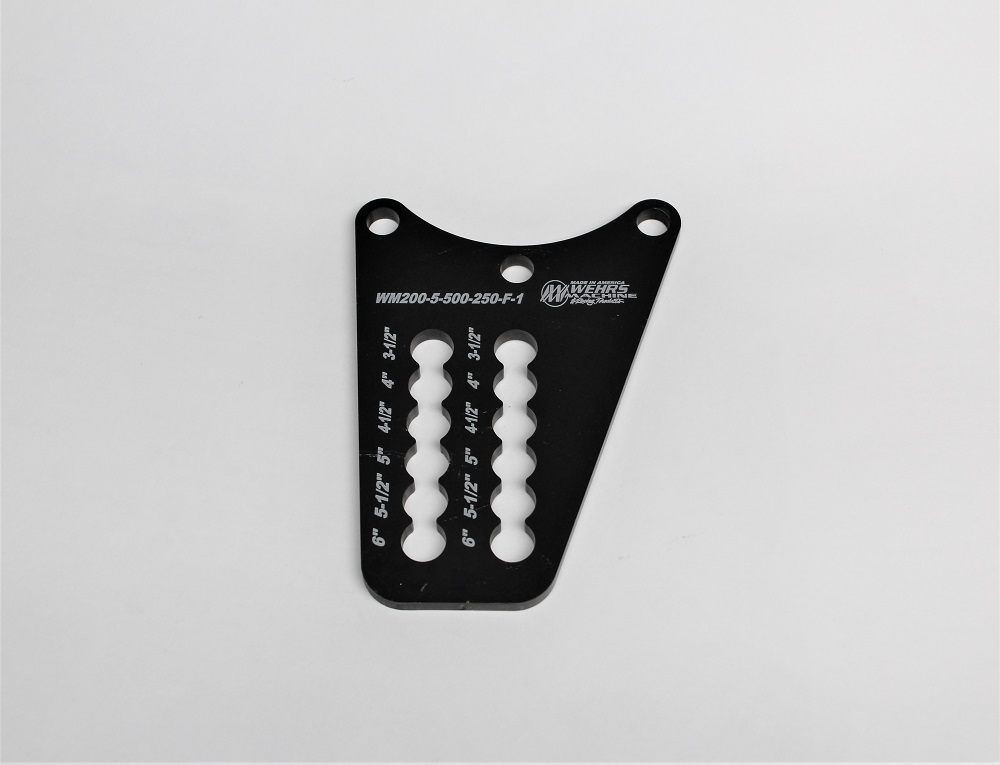 0.5 in. Birdcage Plate Bottom Double Row Holes
