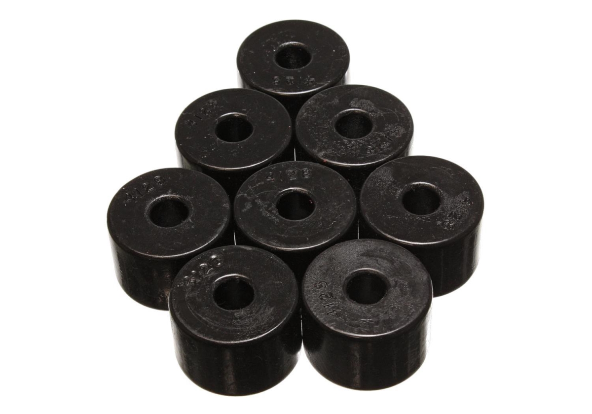 1.875 x 0.563 x 0.313 in. Polyurethane Pad, Black