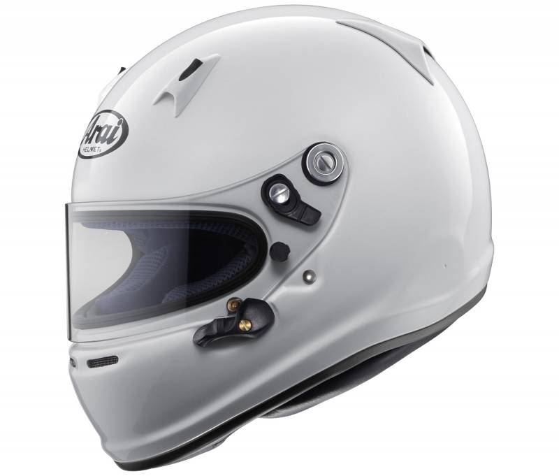 Picture of Arai Helmet ARI685311184146 SK-6 Closed Face Snell K2020 Head & Neck Support Ready Helemt - White - Large